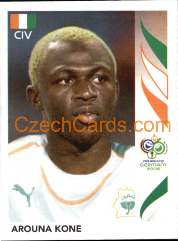 Arouna Kone 2006 Panini FIFA WC Germany sticker #206