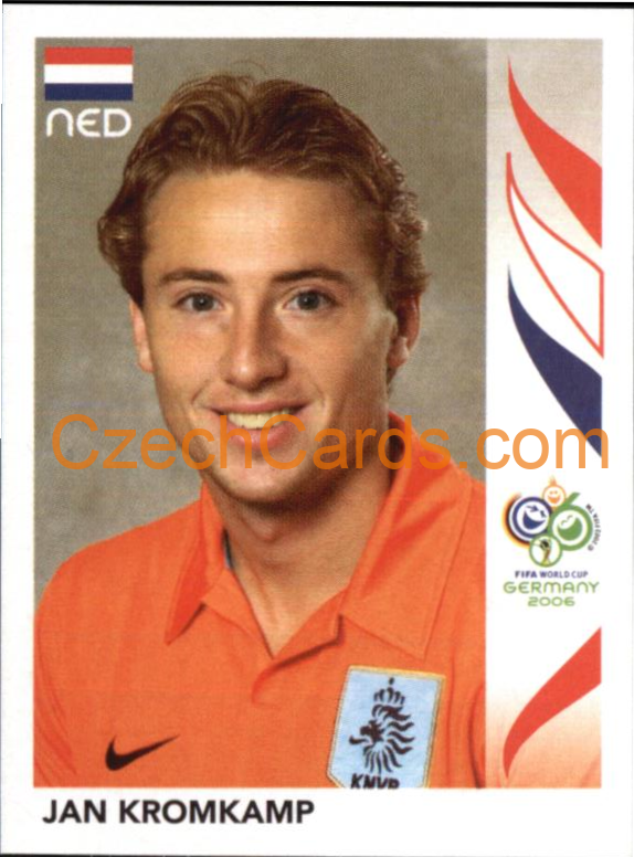 Jan Kromkamp 2006 Panini FIFA WC Germany sticker #230