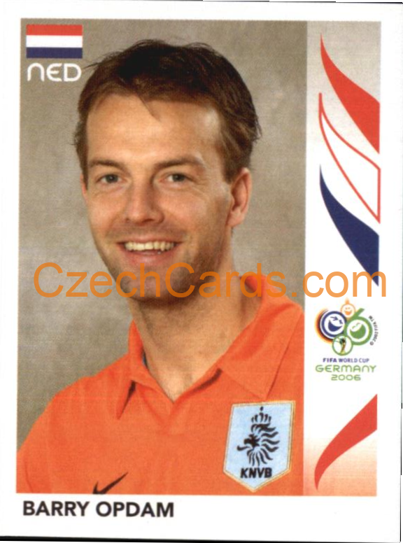 Barry Opdam 2006 Panini FIFA WC Germany sticker #233