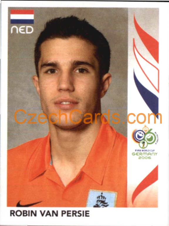 Robin van Persie 2006 Panini FIFA WC Germany sticker #242