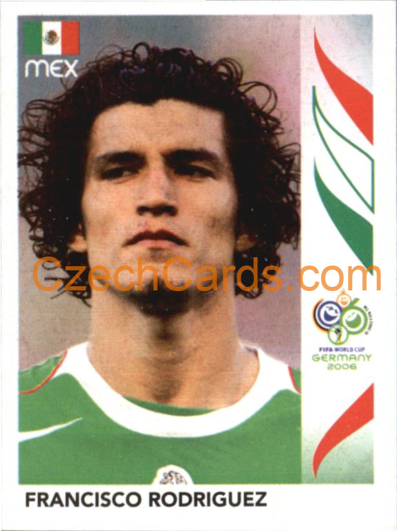 Francisco Rodriguez 2006 Panini FIFA WC Germany sticker #250