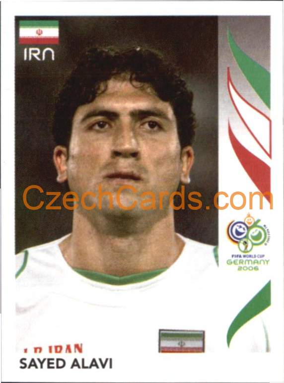 Sayed Alavi 2006 Panini FIFA WC Germany sticker #266