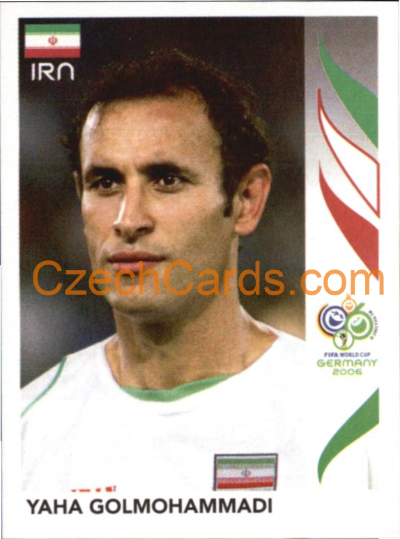 Yaha Golmohammadi 2006 Panini FIFA WC Germany sticker #267