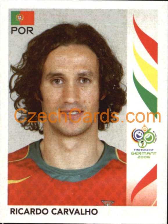Ricardo Carvalho 2006 Panini FIFA WC Germany sticker #290