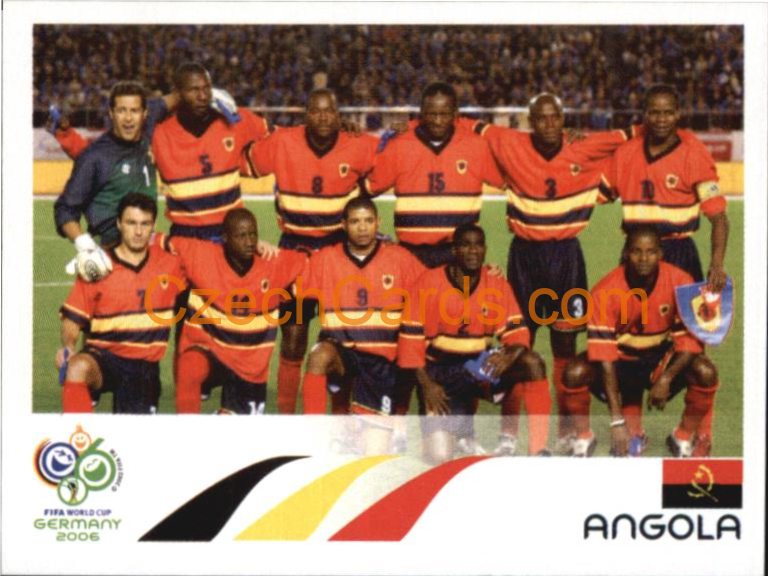 Team Photo Angola 2006 Panini FIFA WC Germany sticker #302