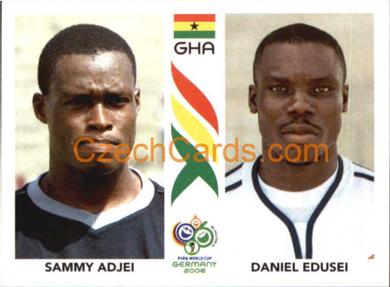 Sammy Adjei/Daniel Edusei 2006 Panini FIFA WC Germany sticker #313