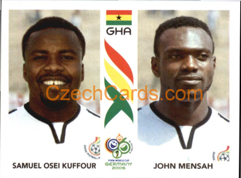 Samuel Osei Kuffour/John Mensah 2006 Panini FIFA WC Germany sticker #314