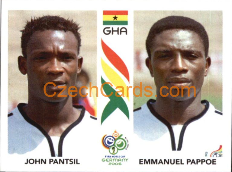 John Pantsil/Emmanuel Pappoe 2006 Panini FIFA WC Germany sticker #315