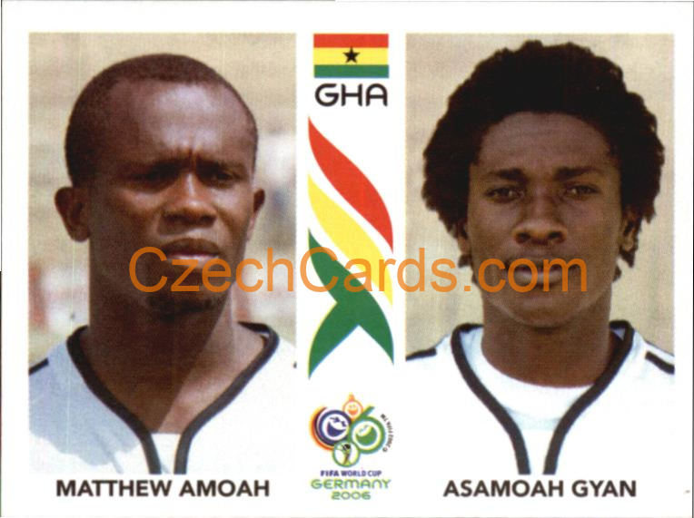 Matthew Amoah/Asamoah Gyan 2006 Panini FIFA WC Germany sticker #319