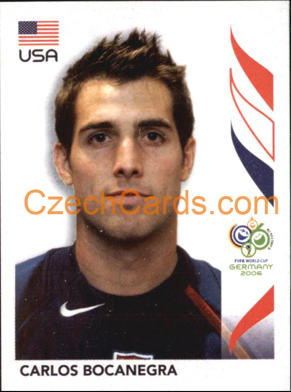 Carlos Bocanegra 2006 Panini FIFA WC Germany sticker #344