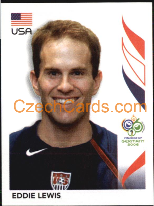 Eddie Lewis 2006 Panini FIFA WC Germany sticker #351