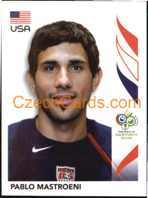 Pablo Mastroeni 2006 Panini FIFA WC Germany sticker #352