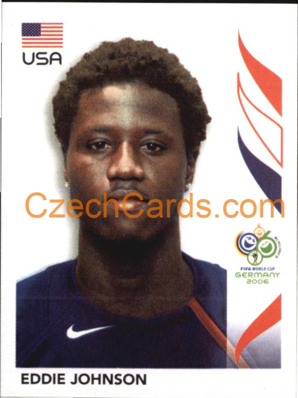 Eddie Johnson 2006 Panini FIFA WC Germany sticker #356