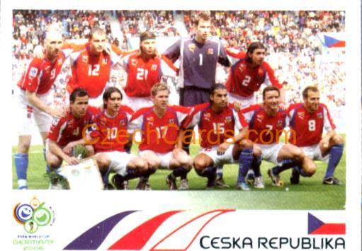 Team Photo Ceska Republika 2006 Panini FIFA WC Germany sticker #359