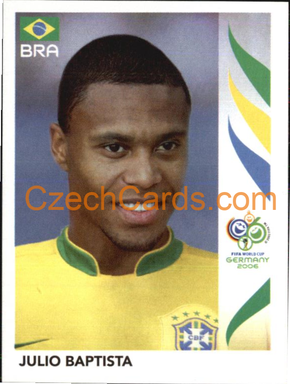 Julio Baptista 2006 Panini FIFA WC Germany sticker #388