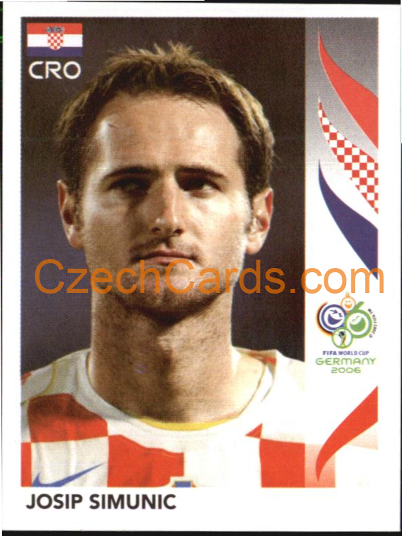 Josip Simunic 2006 Panini FIFA WC Germany sticker #402