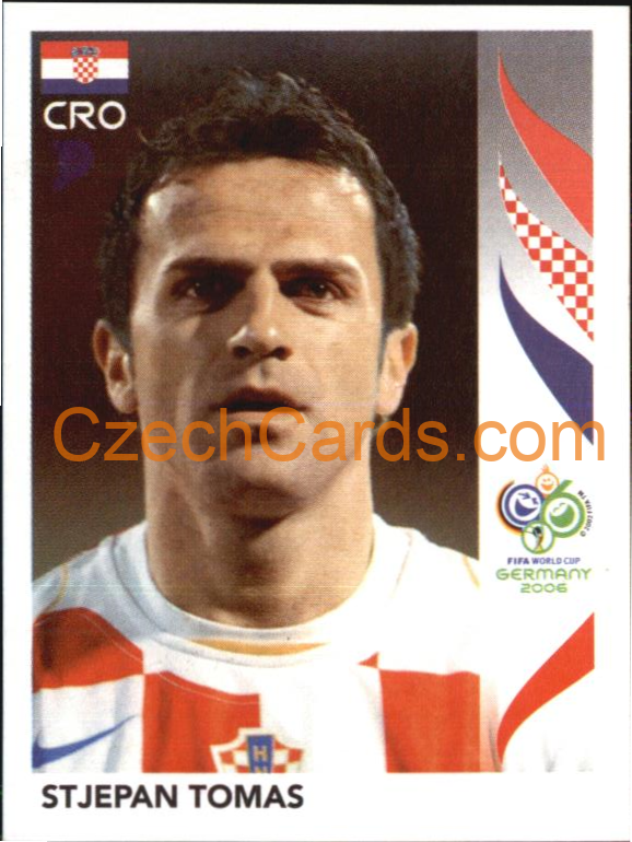 Stjepan Tomas 2006 Panini FIFA WC Germany sticker #403