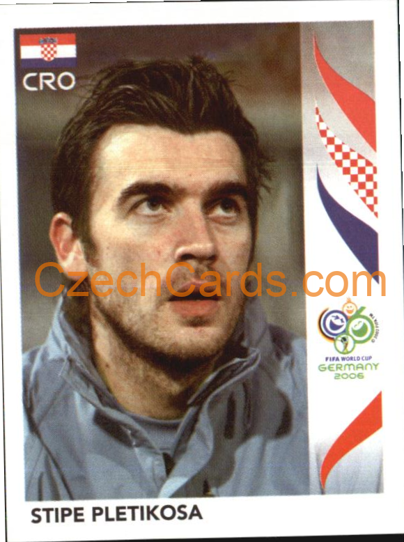Stipe Pletikosa 2006 Panini FIFA WC Germany sticker #415