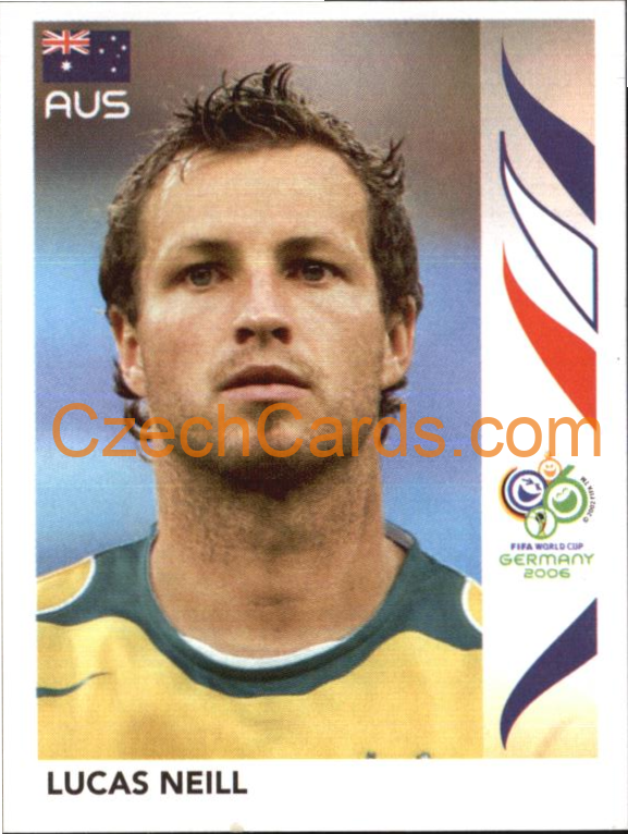 Lucas Neill 2006 Panini FIFA WC Germany sticker #421