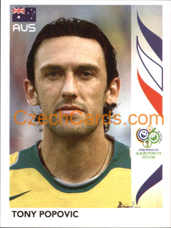 Tony Popovic 2006 Panini FIFA WC Germany sticker #422