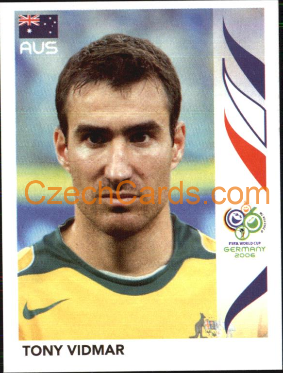 Tony Vidmar 2006 Panini FIFA WC Germany sticker #423