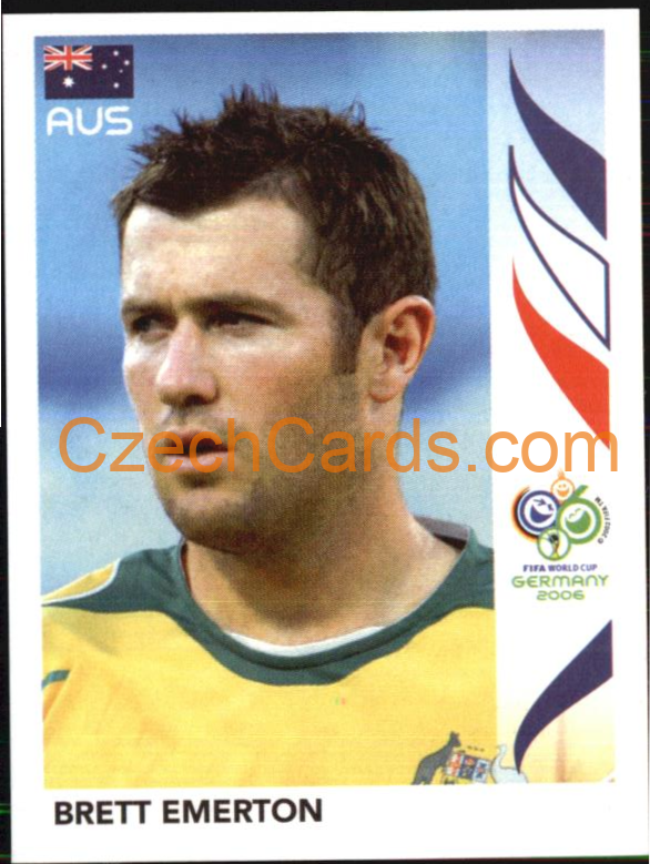 Brett Emerton 2006 Panini FIFA WC Germany sticker #425