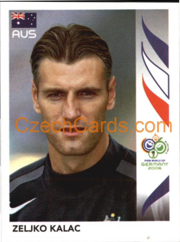 Zeljko Kalac 2006 Panini FIFA WC Germany sticker #434