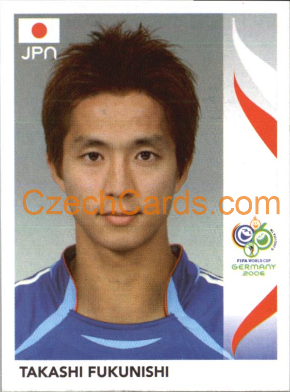 Takashi Fukunishi 2006 Panini FIFA WC Germany sticker #444
