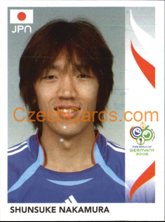 Shunsuke Nakamura 2006 Panini FIFA WC Germany sticker #446