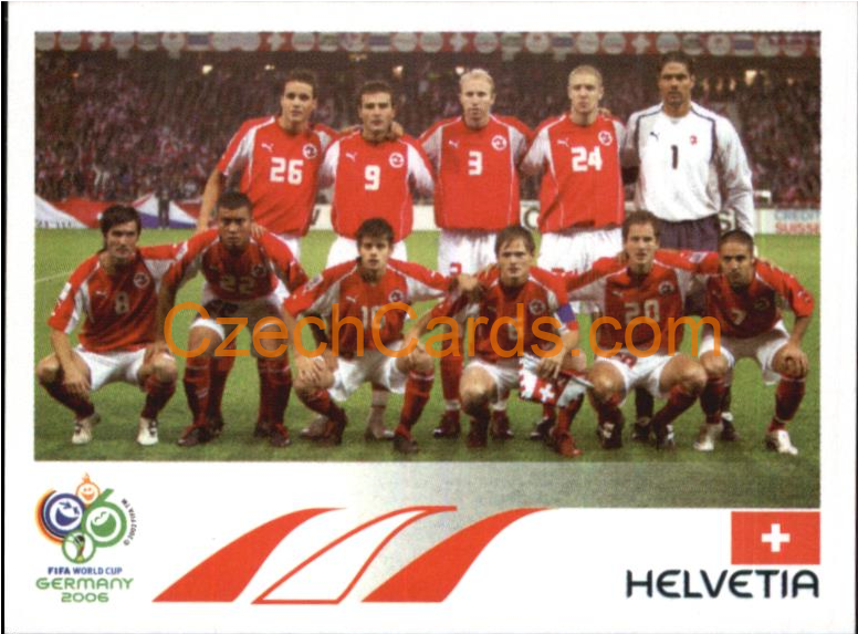 Team Photo Helvetia 2006 Panini FIFA WC Germany sticker #473