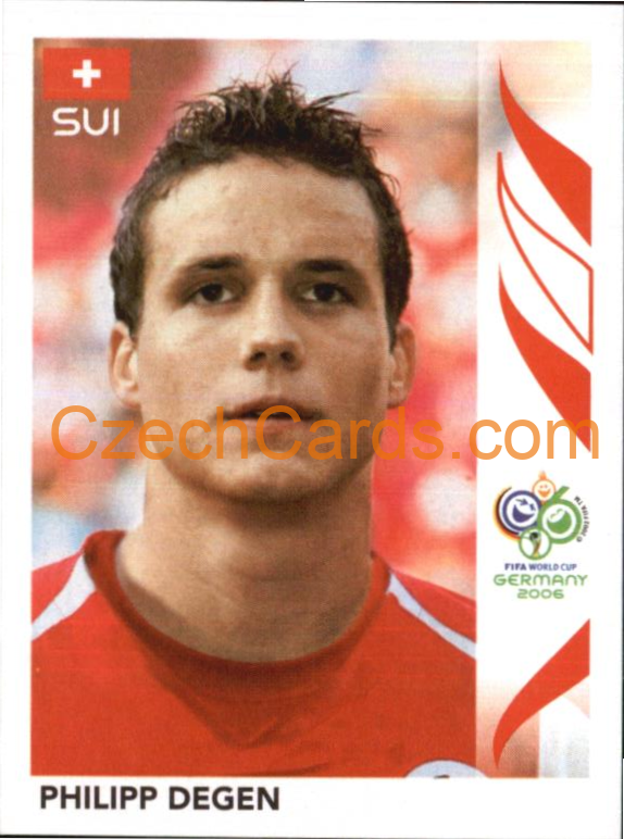 Philipp Degen 2006 Panini FIFA WC Germany sticker #476