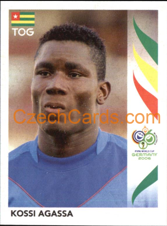 Kossi Agassa 2006 Panini FIFA WC Germany sticker #513