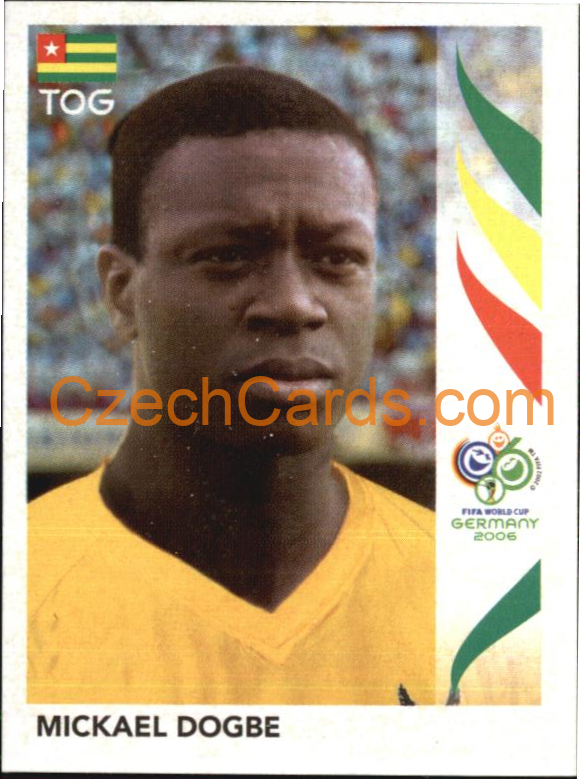 Mickael Dogbe 2006 Panini FIFA WC Germany sticker #528