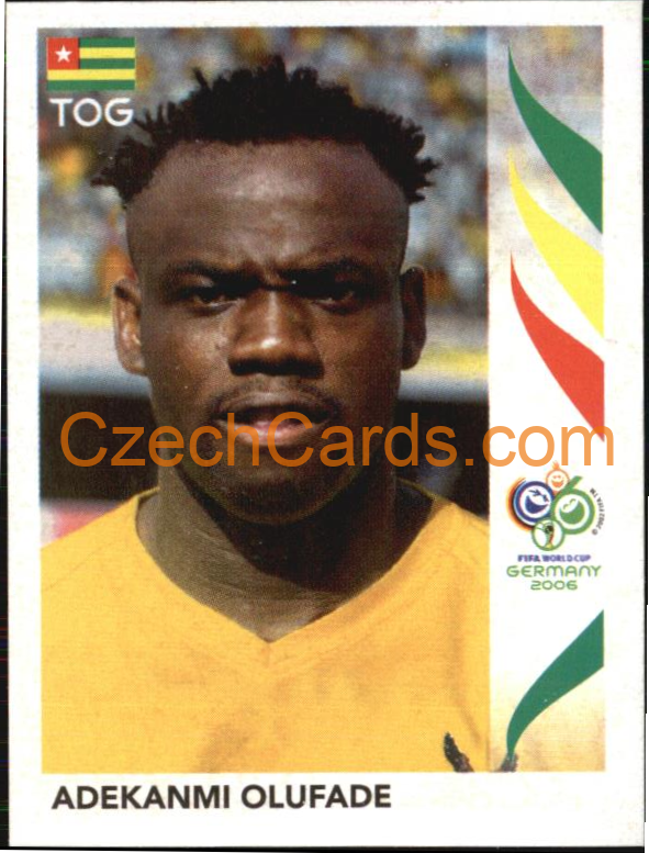 Adekanmi Olufade 2006 Panini FIFA WC Germany sticker #529