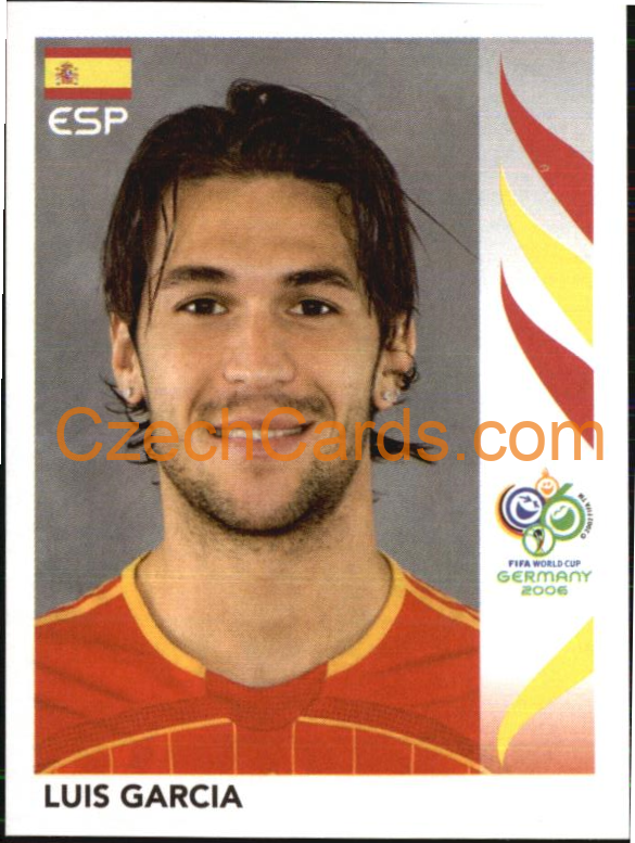 Luis Garcia 2006 Panini FIFA WC Germany sticker #544