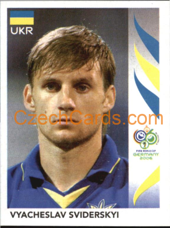 Vyacheslav Sviderskyi 2006 Panini FIFA WC Germany sticker #556