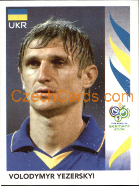 Volodymyr Yezerskyi 2006 Panini FIFA WC Germany sticker #557