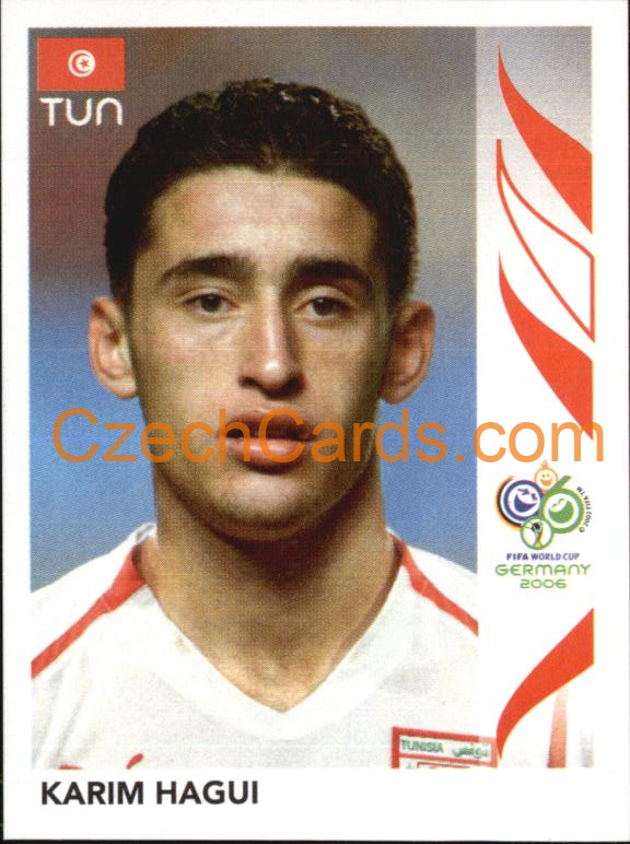 Karim Hagui 2006 Panini FIFA WC Germany sticker #572