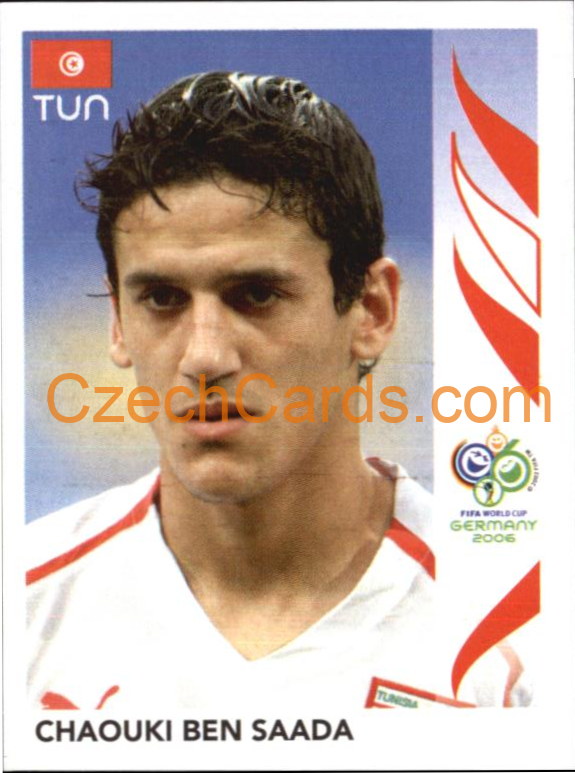 Chaouki Ben Saada 2006 Panini FIFA WC Germany sticker #578