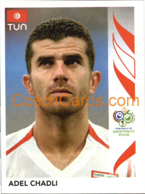 Adel Chadli 2006 Panini FIFA WC Germany sticker #579