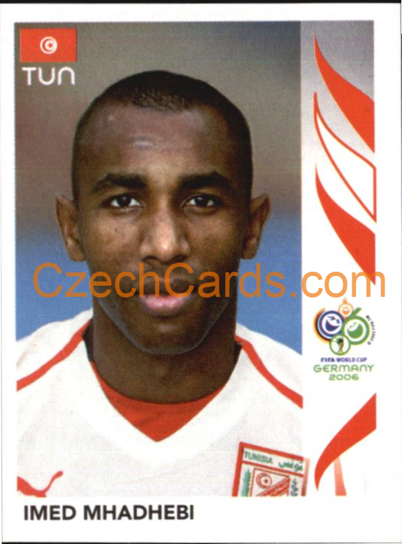 Imed Mhadhebi 2006 Panini FIFA WC Germany sticker #585
