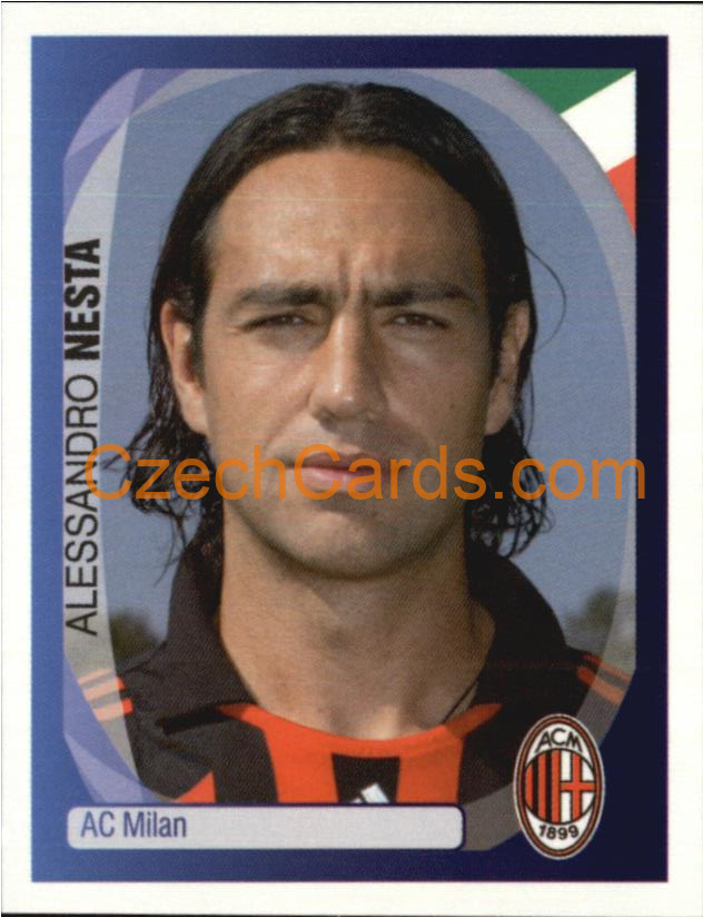 Alessandro Nesta 2007/08 Panini UCL sticker #12