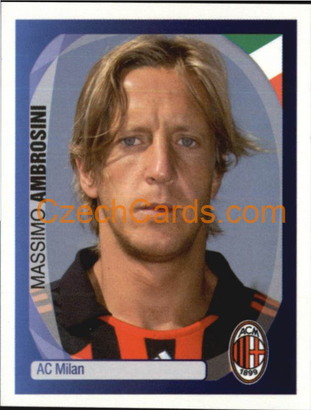 Massimo Ambrosini 2007/08 Panini UCL sticker #19