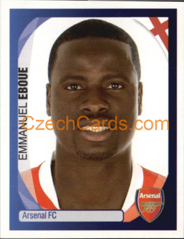Emmanuel Eboue 2007/08 Panini UCL sticker #31