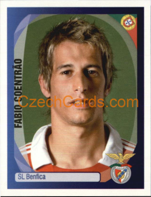 Fabio Coentrão 2007/08 Panini UCL sticker #76