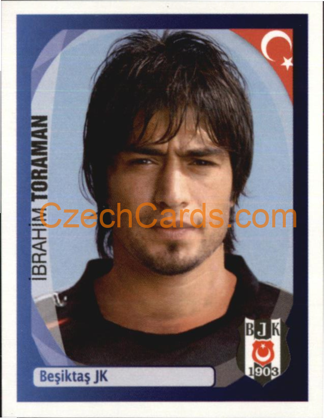 Ibrahim Toraman 2007/08 Panini UCL sticker #80