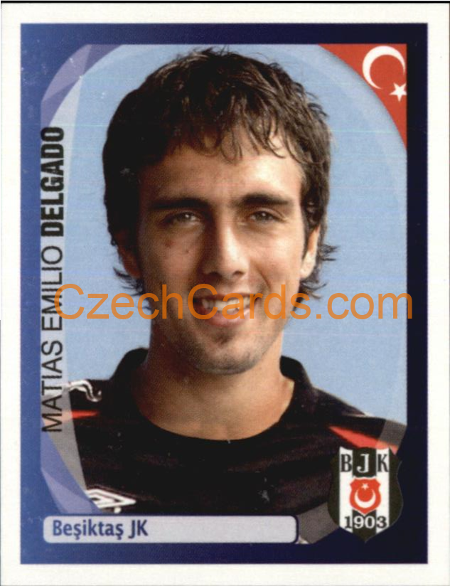 Matias Emilio Delgado 2007/08 Panini UCL sticker #88