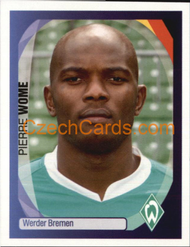 Pierre Wome 2007/08 Panini UCL sticker #99