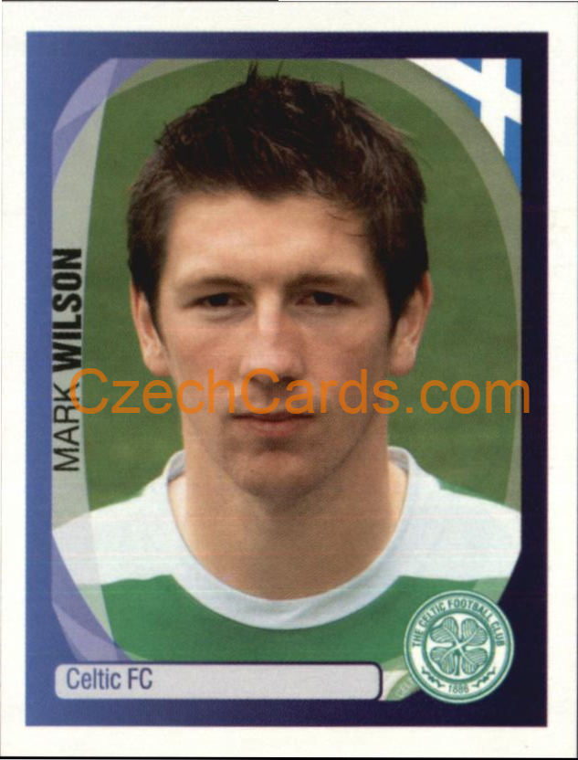 Mark Wilson 2007/08 Panini UCL sticker #115