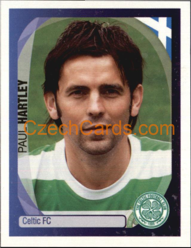 Paul Hartley 2007/08 Panini UCL sticker #120